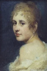 女性のポートレート